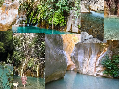 De watervallen van Göynük